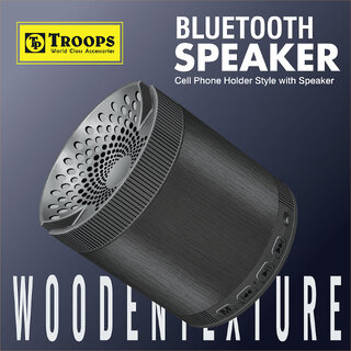                       TP TROOPS Bluetooth high Bass Stereo Speaker with Fm/SD Card Slot Compatible with All Smartphone Device with Smartphone                                              