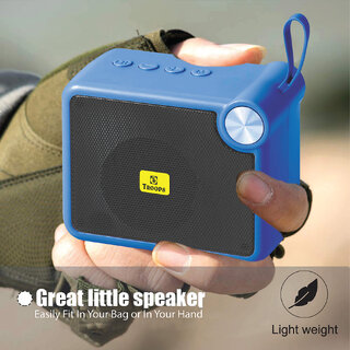                       TP TROOPS HIGH BASS SOUND SPLASHPROOF WOOFER FOR DEKSTOP WITH SD,AUX SLOT 48 W Bluetooth Speaker - Blue                                              