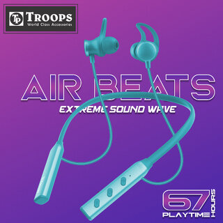 TP TROOPS Wireless in Ear Bluetooth Magnetic Earbuds Neckband with ENC Mic, 32H Playtime,Type-C Fast Charging TP TROOPS Wireless in Ear Bluetooth Magnetic Earbuds Neckband with ENC Mic, 32H Playtime,Type-C Fast Charging