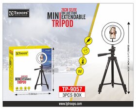 TP TROOPS  Professional LED Ring Light with Tripod Stand (40 Inch) for Mobile Phones  Camera