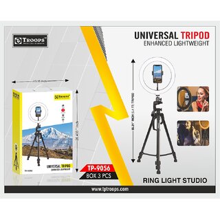                       TP TROOPS 7 Feet (84 Inch) Professional LED Ring Light with Tripod Stand for Mobile Phones  Camera, 3 Color Temperature                                              