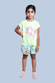 Radprix Girls Casual Shorts Shorts (Green)