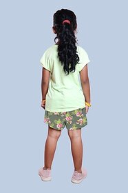 Radprix Girls Casual Shorts Shorts (Green)