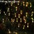 14 Water LED Drop String Lights for Diwali, Birthday, Festival, Wedding, Party for Home, Patio, Lawn, Restaurants Home Decoration (Warm White-Plug-in)