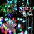 12 Stars 138 LED Window Curtain String Lights with 8 Flashing Modes - Decoration for Christmas, Wedding, Party, Home, Patio Lawn (Multicolor, Pack of 1)