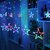 12 Stars 138 LED Window Curtain String Lights with 8 Flashing Modes - Decoration for Christmas, Wedding, Party, Home, Patio Lawn (Multicolor, Pack of 1)