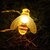 14 Led Honey Bee String Light, Plug-in Mode Garden Hanging Lamp Decorative for Party Wedding Christmas Decor Holiday Lighting (14 Led Warm White)