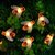 14 Led Honey Bee String Light, Plug-in Mode Garden Hanging Lamp Decorative for Party Wedding Christmas Decor Holiday Lighting (14 Led Warm White)