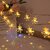 14 Led Snow Flake String Light, Plug-in Mode Garden Hanging Lamp Decorative for Party Wedding Christmas Decor Holiday Lighting (14 Led Warm White)