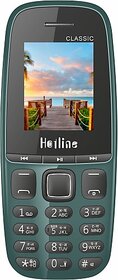 Hotline Classic (Dual Sim, 800 mAh Battery, 1.77 Inch Display, Green)