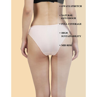 AshleyandAlvis Women Bikini Pink Panty