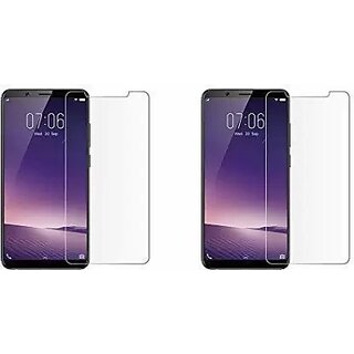                       TP TROOPS Tempered Glass Screen Protector Guard for Vivo Y71/V7+(Pack of 1)  TP-5231                                              