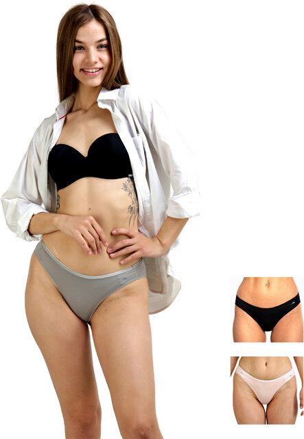 Buy Grey Panties for Women by Ashleyandalvis Online