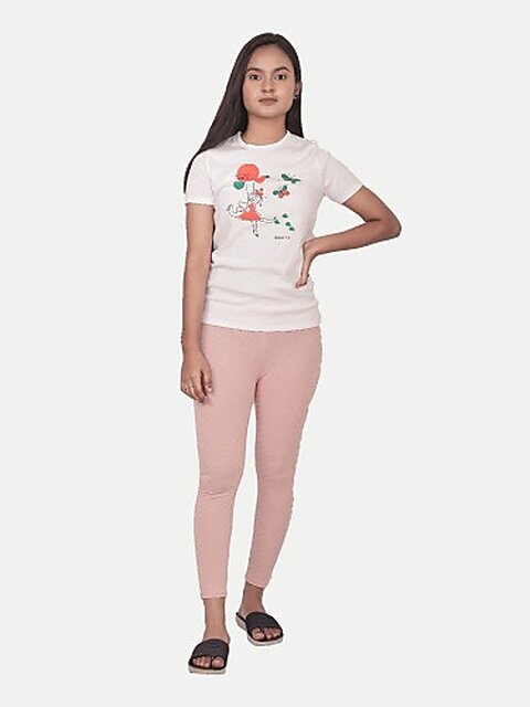 Buy GO Colors Girls Legging GL02 Gold Online - Lulu Hypermarket India