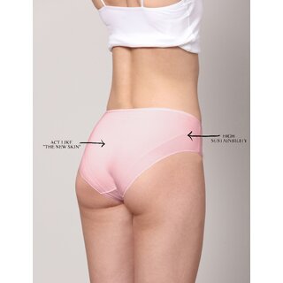 Ashleyandalvis Bamboo Micro Modal, Anti Bacterial, Skinny Soft, Premium Hipster Women Hipster Grey, Pink, Dark Blue Panty (Pack Of 3 )