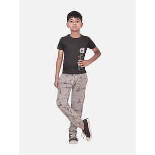                       Radprix Track Pant For Boys (Grey, Pack Of 1)                                              