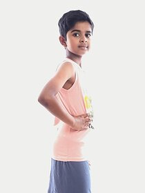 Radprix Vest For Boys Cotton (Pink, Pack Of 1)