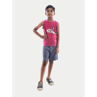 Radprix Vest For Boys Pure Cotton (Silver, Pack Of 1)