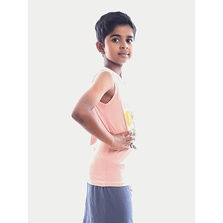 Radprix Vest For Boys Cotton (Pink, Pack Of 1)