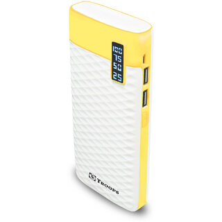                       12100mAh Lithiumion Triple USB for All USBCharged Devices 2 Output battery pack-Yellow-TP-1009-Yellow                                              