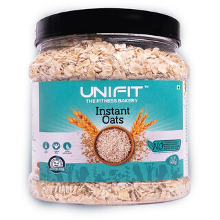 UNIFIT's Instant Oats Healthy Breakfast High Fiber Oat  Rich Source of Protein 400g