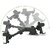 TP TROOPS Mount Adjustable Car Phone Holder Universal Long Arm, Windshield for Smartphones - Black