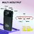 TP TROOPS Power 10000 mAh battery pack with Dual Input(Type C + Micro), Dual USB Output, LED Lite LCD Screen,Indicator