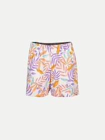 Rad Prix Short For Girls Beach Wear Printed Pure Cotton (Silver, Pack Of 1)