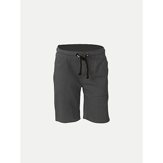                       Rad Prix Short For Boys Casual Solid Pure Cotton (Grey, Pack Of 1)                                              