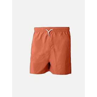                       Rad Prix Short For Boys Casual Solid Pure Cotton (Orange, Pack Of 1)                                              