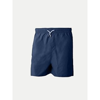                       Rad Prix Short For Boys Casual Solid Pure Cotton (Blue, Pack Of 1)                                              
