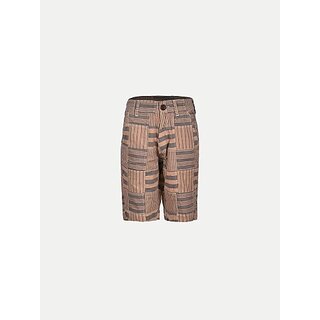                       Rad Prix Short For Boys Casual Self Design Pure Cotton (Brown, Pack Of 1)                                              