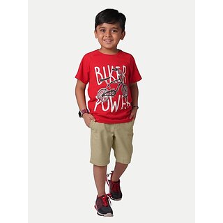                       Rad Prix Short For Boys Casual Solid Pure Cotton (Yellow, Pack Of 1)                                              