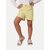 Rad Prix Short For Girls Casual Solid Pure Cotton (Beige, Pack Of 1)
