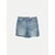 Rad Prix Short For Girls Casual Dyed/Washed Denim (Blue, Pack Of 1)