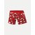 Rad Prix Short For Girls Casual Printed Pure Cotton (Red, Pack Of 1)