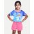 Rad Prix Short For Girls Casual Printed Pure Cotton (Pink, Pack Of 1)