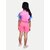 Rad Prix Short For Girls Casual Printed Pure Cotton (Pink, Pack Of 1)