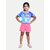 Rad Prix Short For Girls Casual Printed Pure Cotton (Pink, Pack Of 1)