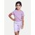 Rad Prix Short For Girls Casual Printed Pure Cotton (Purple, Pack Of 1)