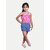 Rad Prix Short For Girls Casual Printed Pure Cotton (Blue, Pack Of 1)