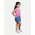 Rad Prix Short For Girls Casual Printed Pure Cotton (Blue, Pack Of 1)