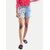 Rad Prix Short For Girls Casual Embriodered Denim (Light Blue, Pack Of 1)