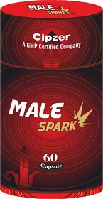 Revitalize Your Day with Cipzer Male Spark  Energy Support 60 Capsules for Enhanced Vitality and Stamina