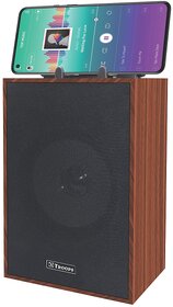 TP TROOPS New Good Quality Wooden Soundbar Music Box TF/USB/AUX Premium Bass Wireless Speaker with with Mobile holding