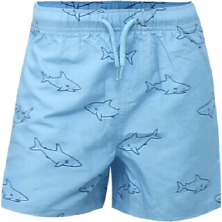                       Rad Prix Short For Boys Casual Solid Pure Cotton (Blue, Pack Of 1)                                              