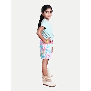                       Rad Prix Short For Girls Casual Solid Pure Cotton (Multicolor, Pack Of 1)                                              