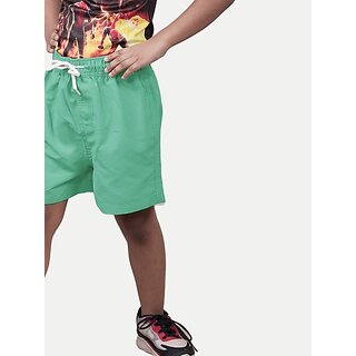 Rad Prix Short For Boys Casual Solid Pure Cotton (Green, Pack Of 1) Rad Prix Short For Boys Casual Solid Pure Cotton (Green, Pack Of 1)
