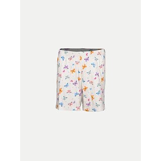                       Rad Prix Short For Girls Casual Printed Pure Cotton (Silver, Pack Of 1)                                              