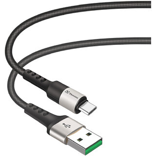                       TP TROOPS 1.2A Type-C Data  Charging USB Cable, Made in India,Data Sync, Durable 1.2-Meter Long USB Cable for Type-C                                              